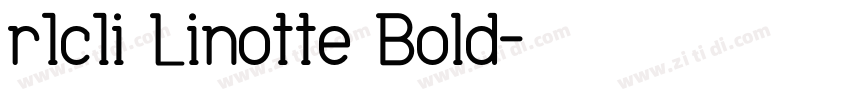 r0c0i Linotte Bold字体转换